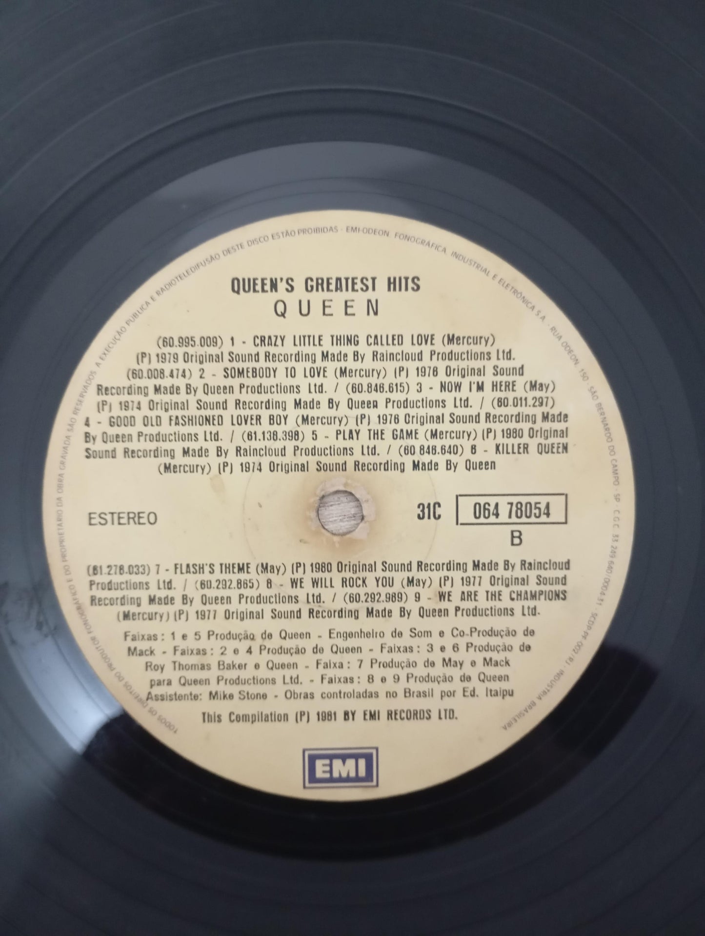 Lp Vinil Queen Greatest Hits Com Encarte, Leia