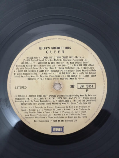 Lp Vinil Queen Greatest Hits Com Encarte, Leia