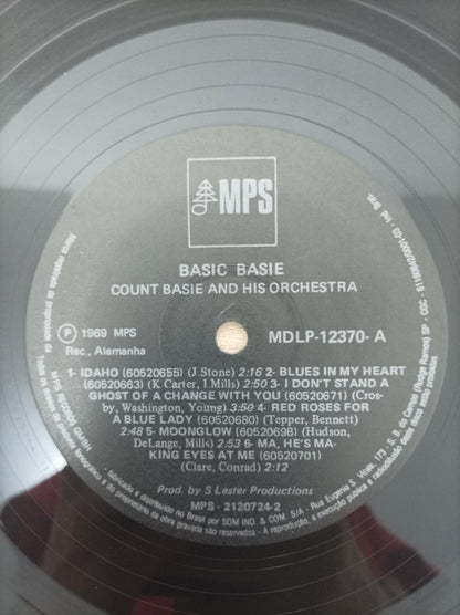 Lp Vinil Count Basie Orchestra Basic Basie Capa Dupla