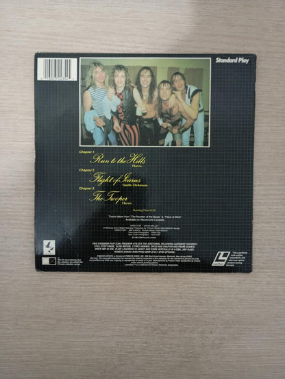 LD LaserDisc Iron Maiden Video Pieces Importado