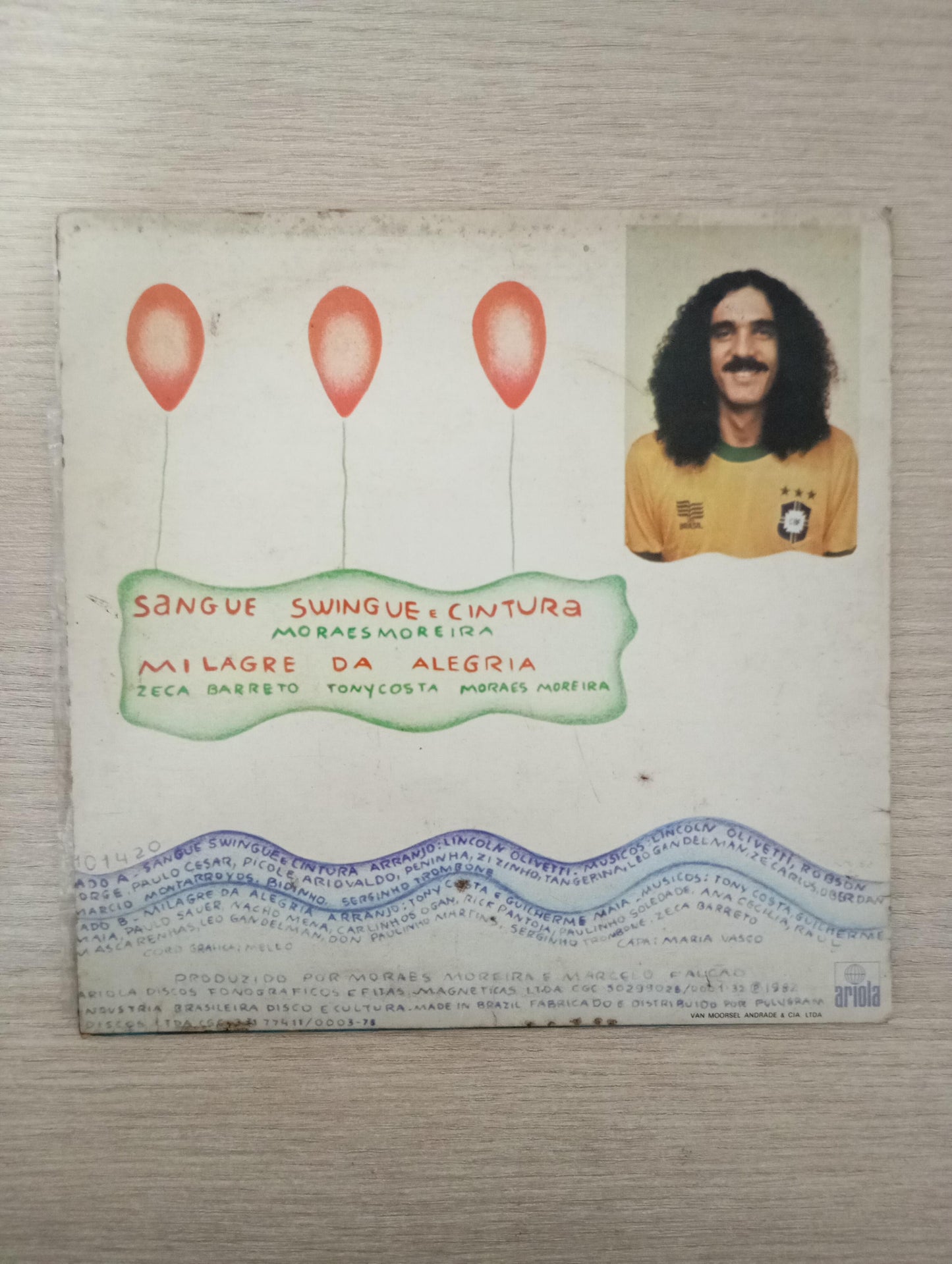 Vinil Compacto Moraes Moreira Sangue Swing / Milagre Alegria