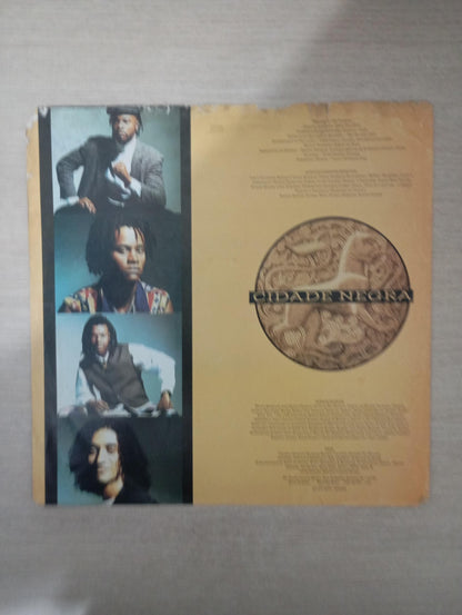 Lp Vinil Cidade Negra Sobre Todas As Forças Com Encarte