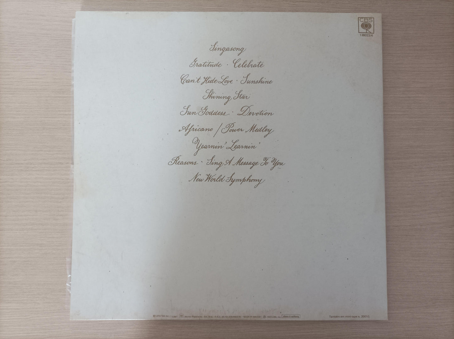 Lp Vinil Earth, Wind & Fire Gratitude Duplo