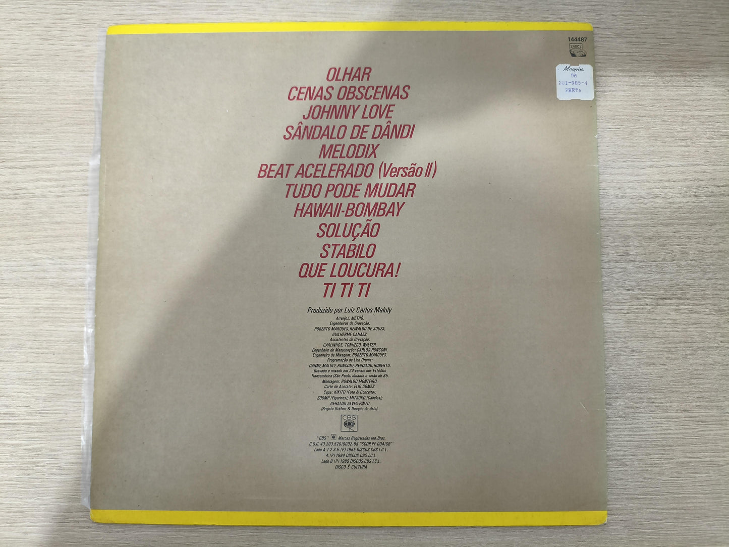 Lp Vinil Metrô Olhar Com Encarte