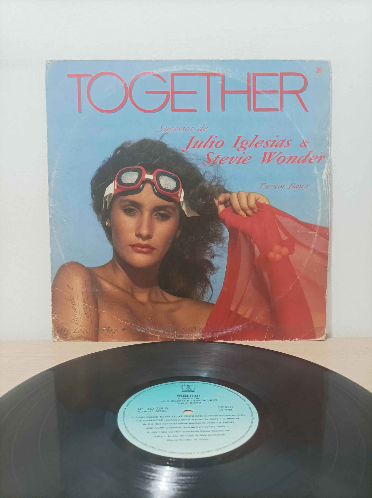 Lp Vinil Julio Iglesias & Stevie Wonder Together
