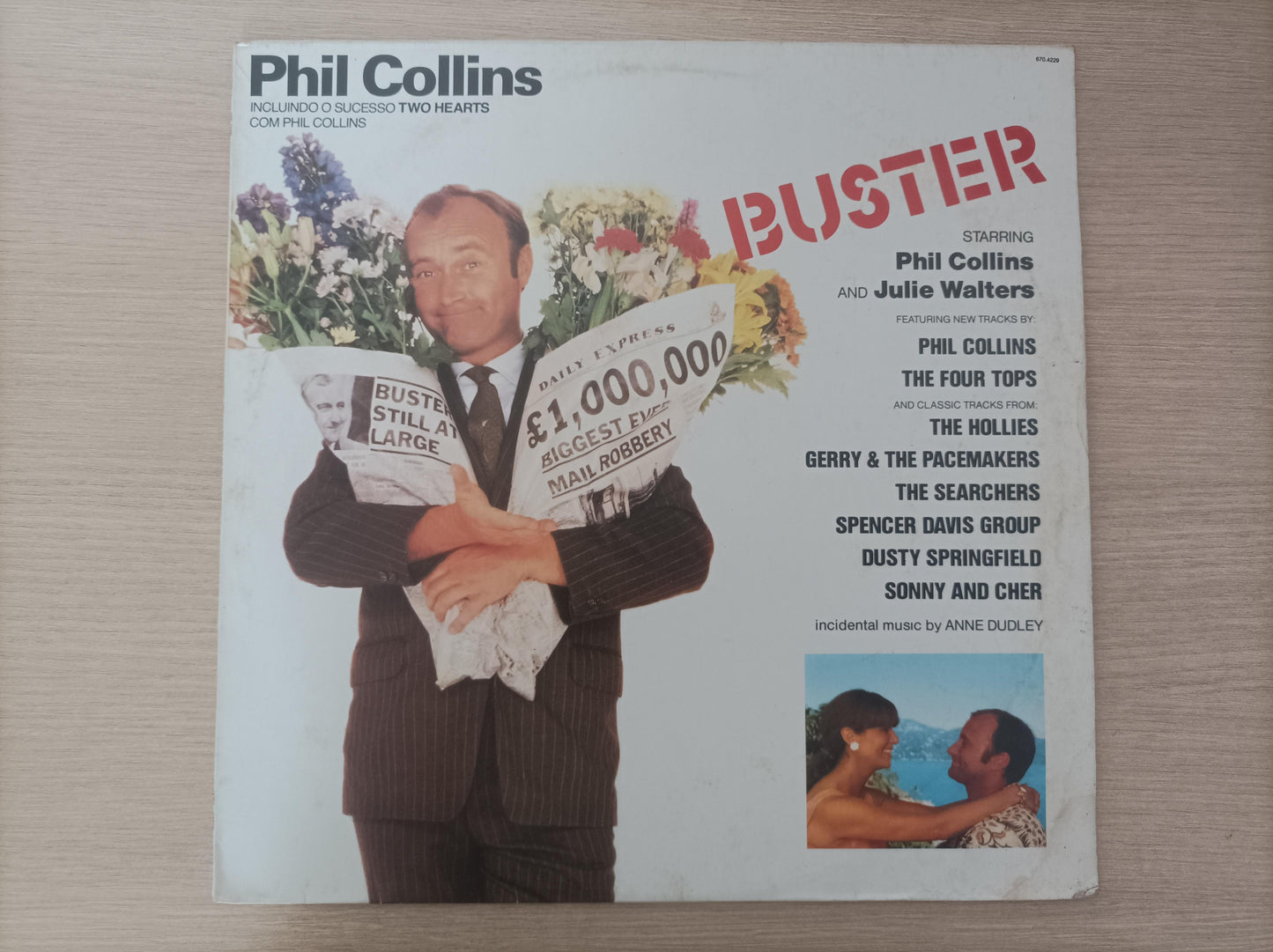 Lp Vinil Phil Collins Buster Trilha Sonora