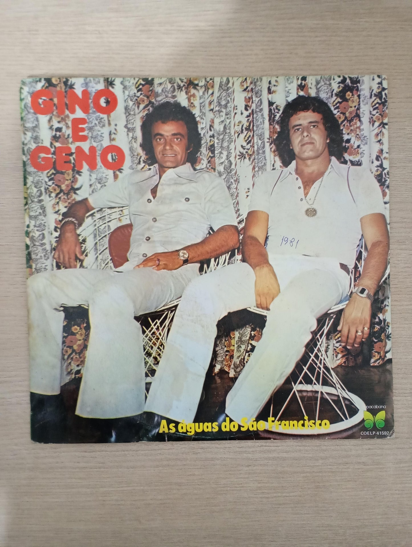 Lp Vinil Gino e Geno As Águas do São Francisco
