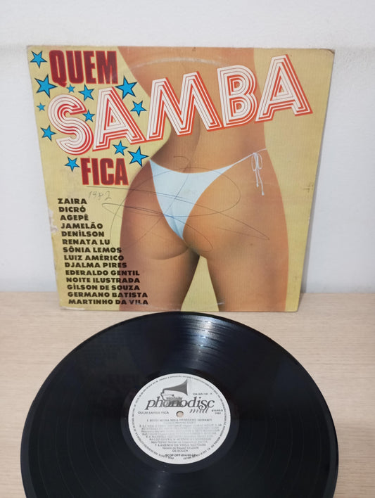 Lp Vinil Quem Samba Fica 1982