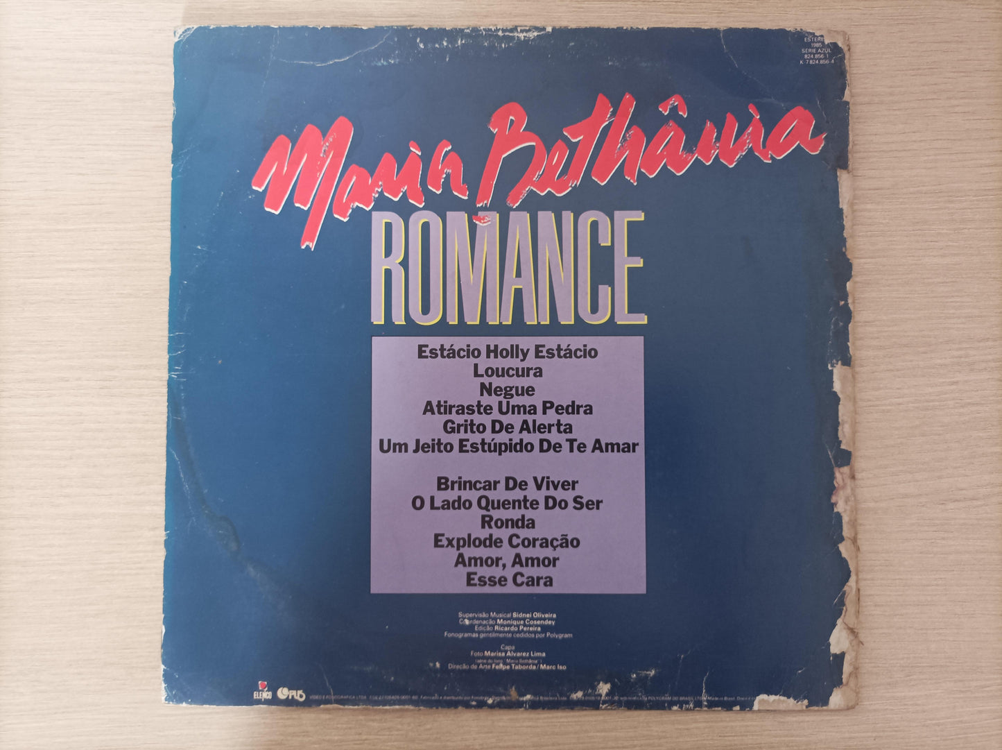 Lp Vinil Maria Bethânia Romance