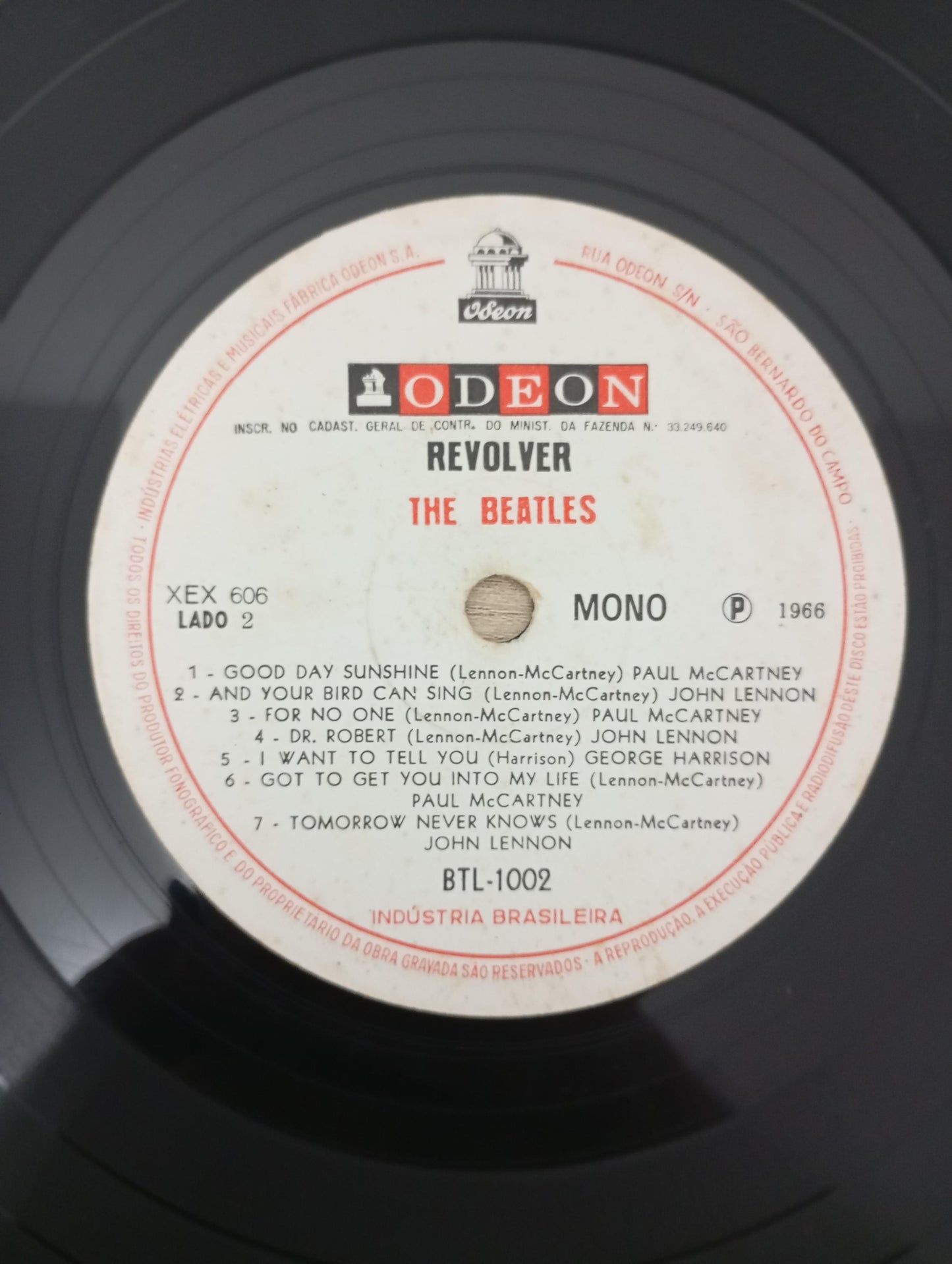 Lp Vinil The Beatles Revolver 1966 Mono