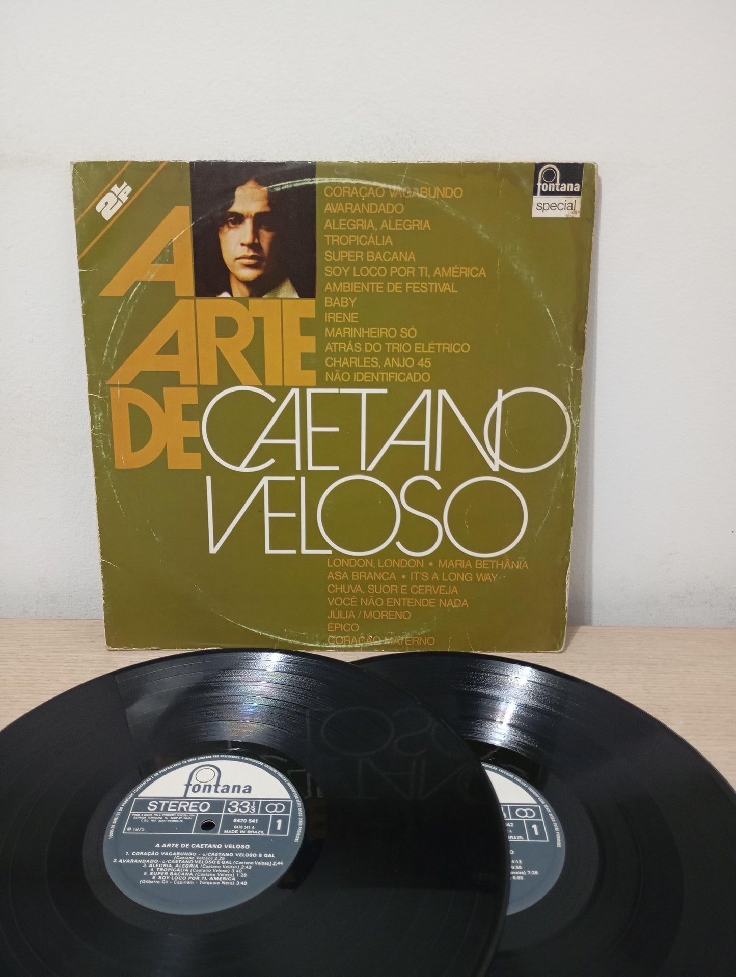Lp Vinil Caetano Veloso A Arte De Caetano Veloso Duplo