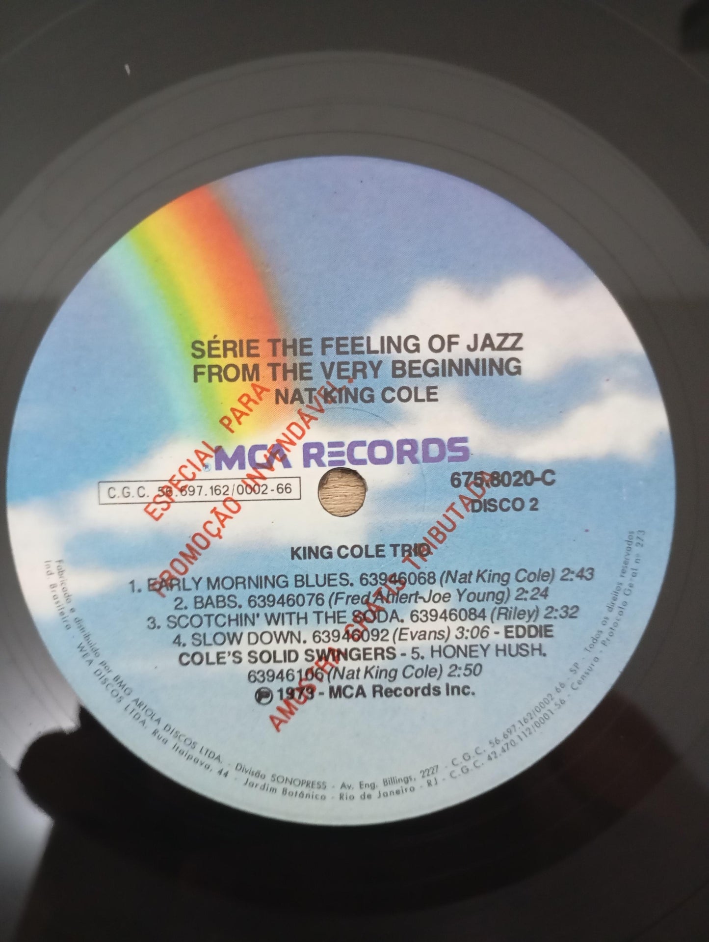 Lp Vinil Nat King Cole The Feeling Of Jazz Duplo
