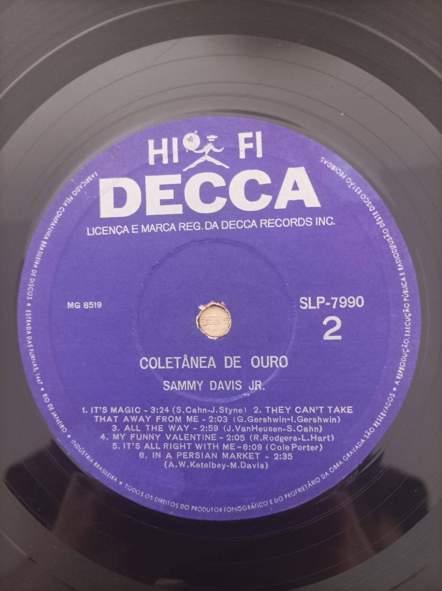 Lp Vinil Sammy Davis Jr. Coletânea De Ouro