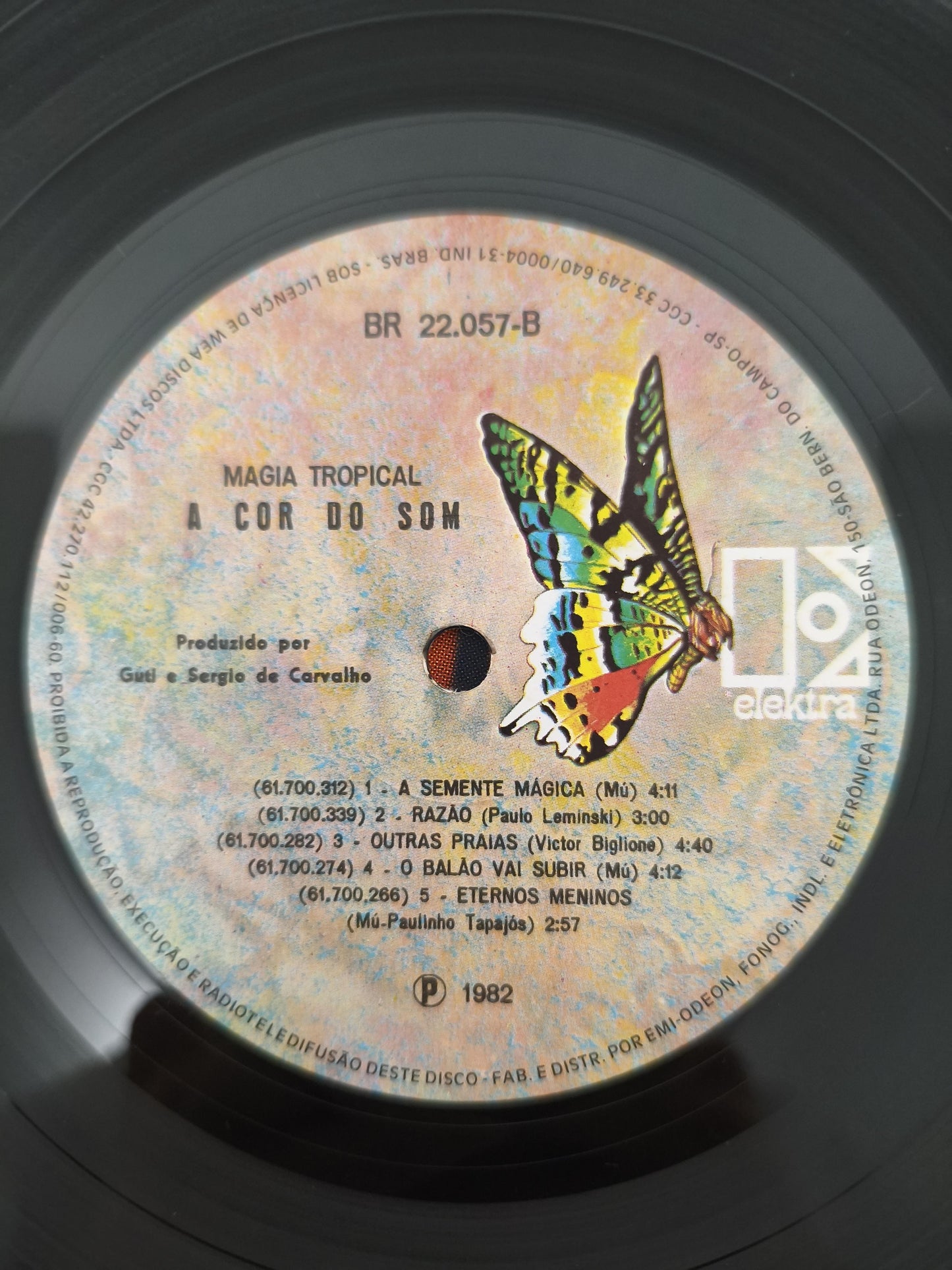 Lp Vinil A Cor Do Som Magia Tropical Com Encarte