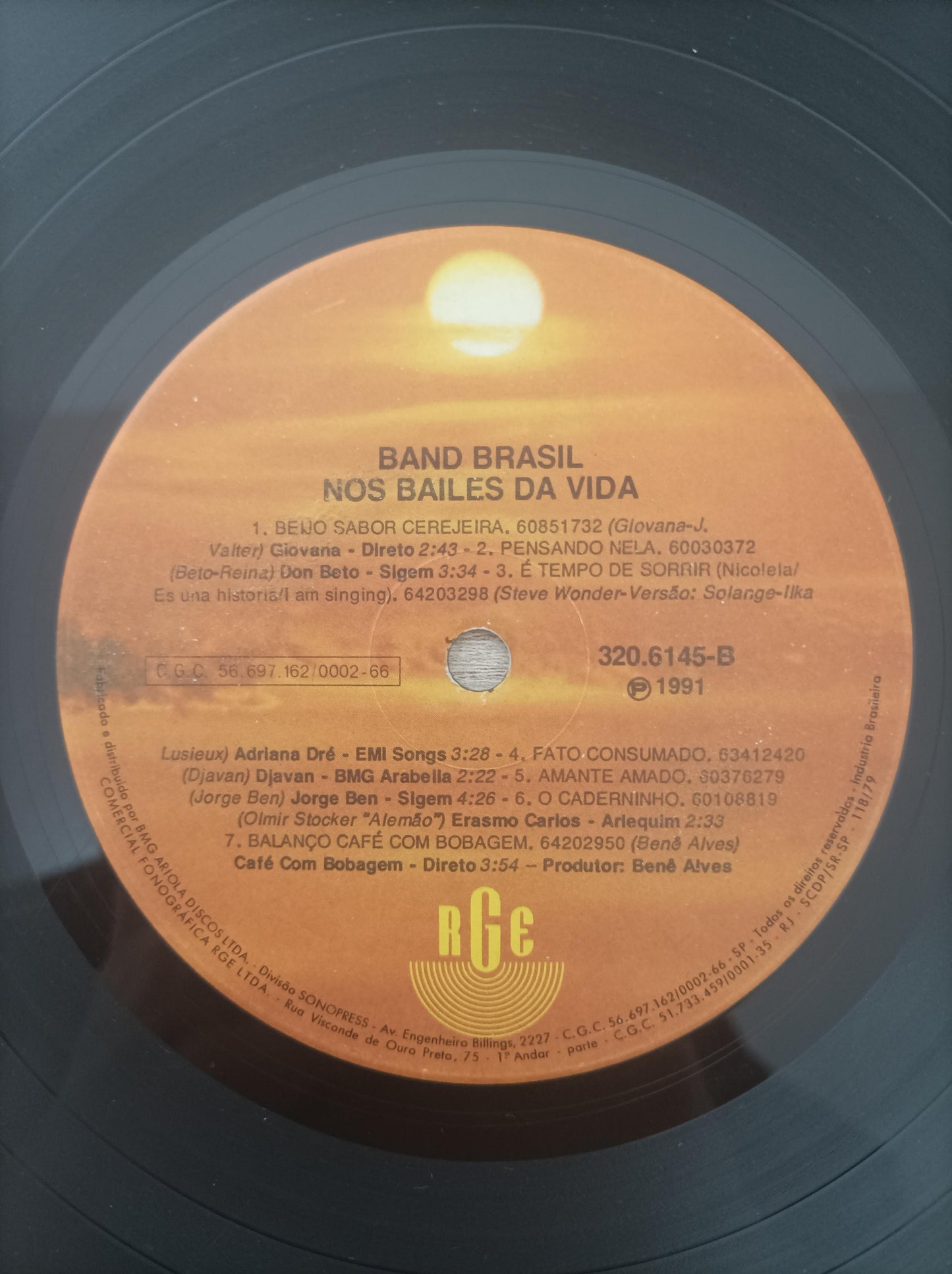 Lp Vinil Band Brasil Nos Bailes da Vida