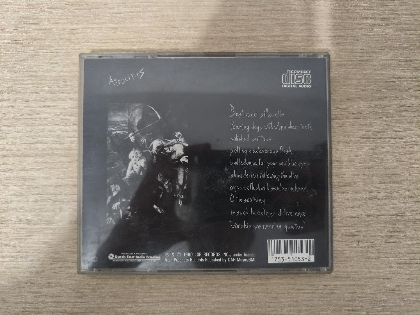 CD Christian Death Atrocities Importado