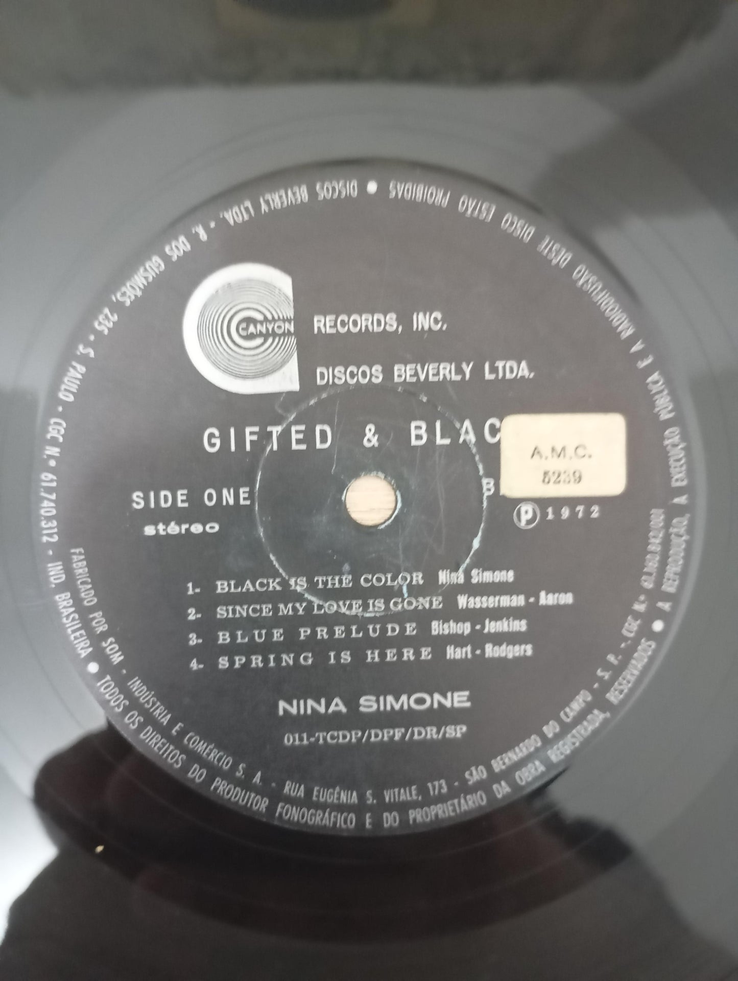 Lp Vinil Nina Simone Gifted & Black