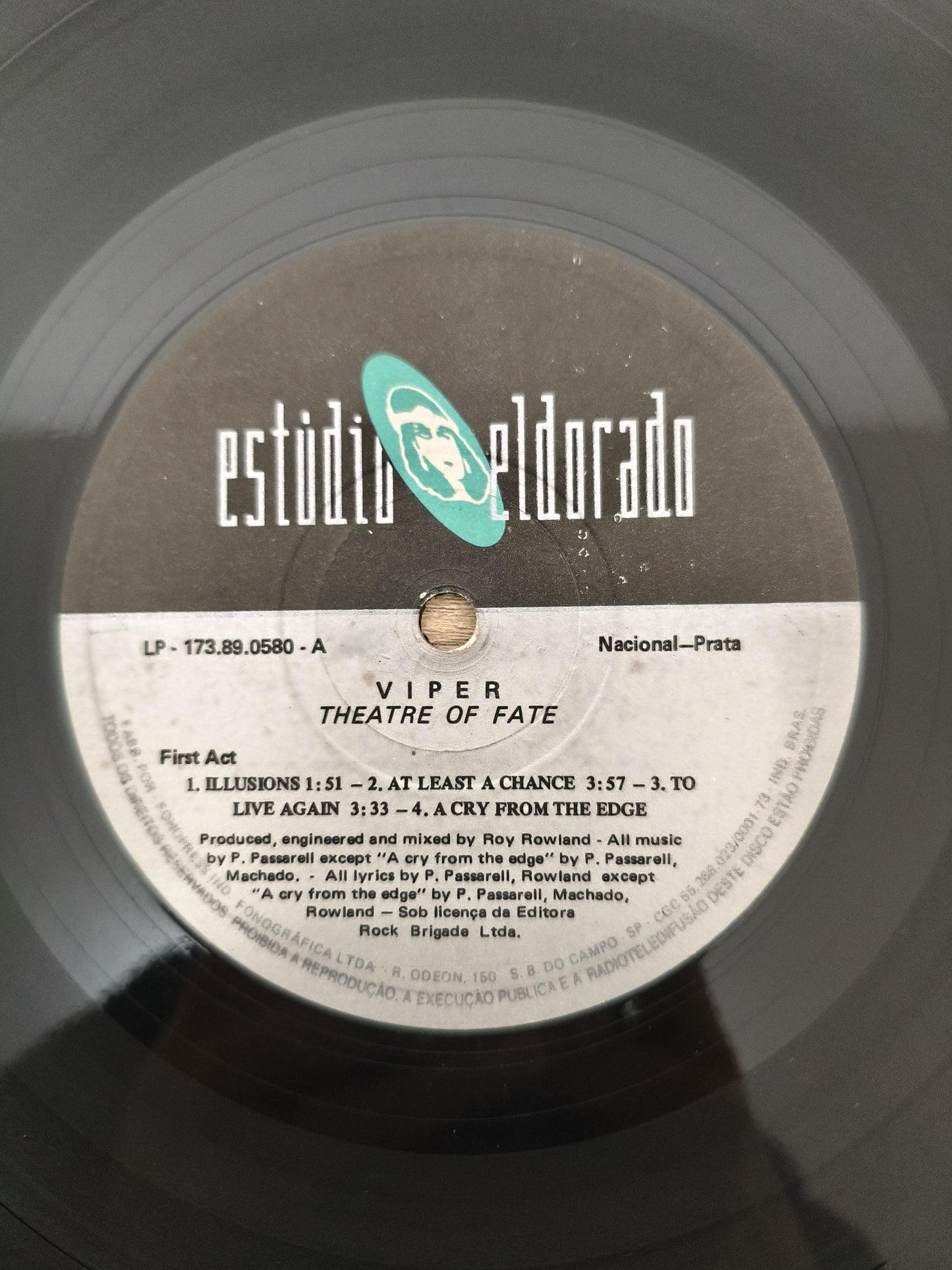 Lp Vinil Viper Theatre Of Fate