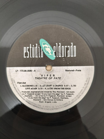 Lp Vinil Viper Theatre Of Fate