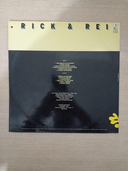 Lp Vinil Rick & Rei 1987
