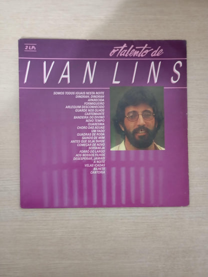 Lp Vinil Ivan Lins O Talento De Ivan Lins Duplo Com Encarte