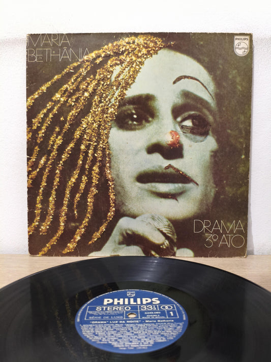 Lp Vinil Maria Bethânia Drama 3º Ato "Luz Da Noite"