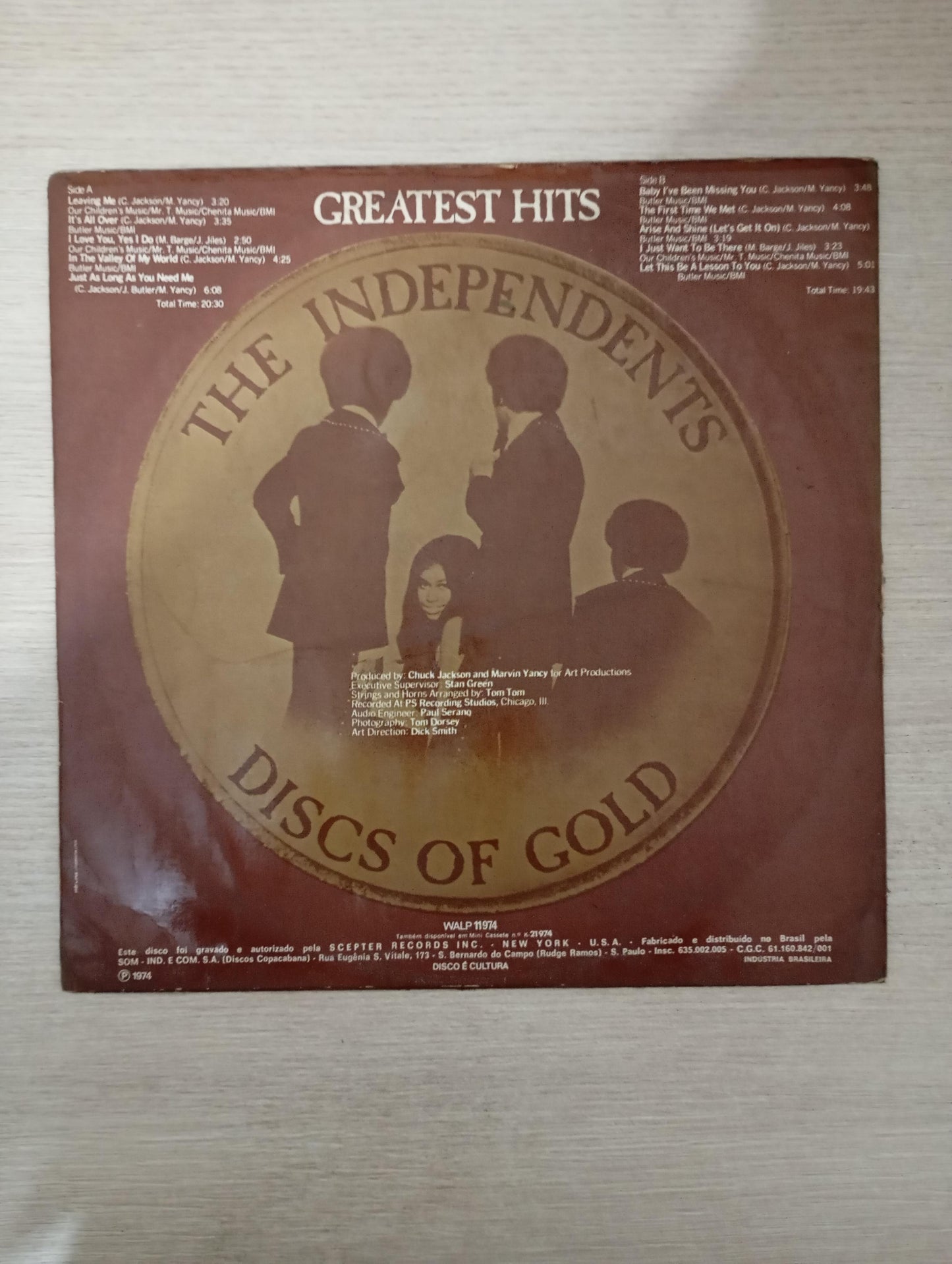 Lp Vinil The Independents Greatest Hits - Discs Of Gold
