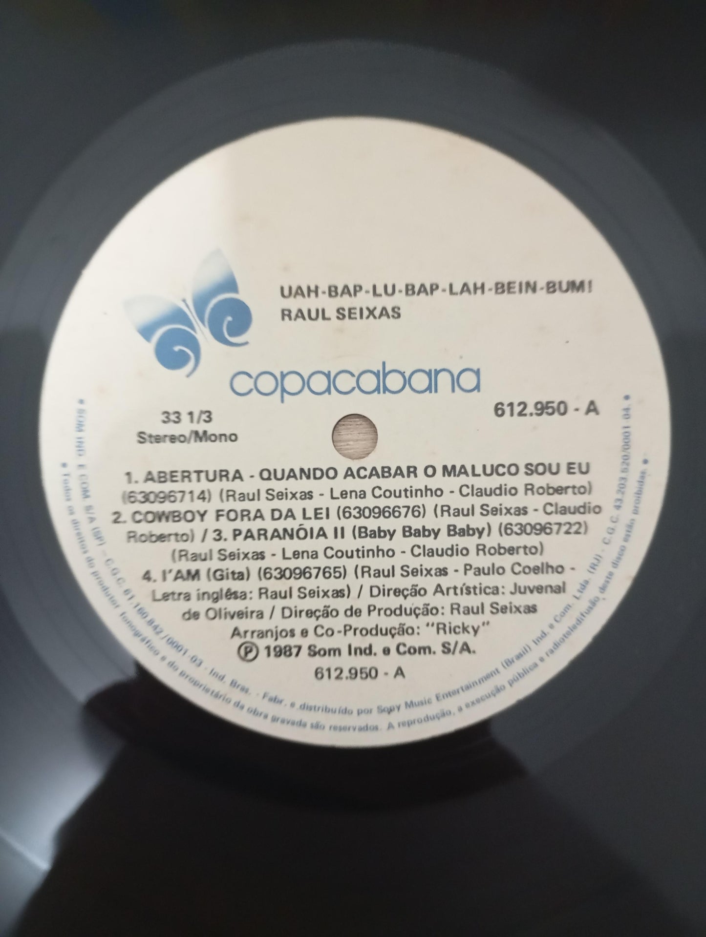 Lp Vinil Raul Seixas Uah-Bap-Lu-Bap-Lah-Béin-Bum!