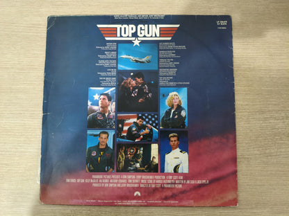 Lp Vinil Top Gun / Ases Indomáveis Com Encarte, Leia