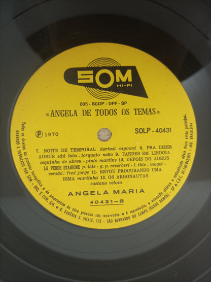 Lp Vinil Ângela Maria De todos os temas