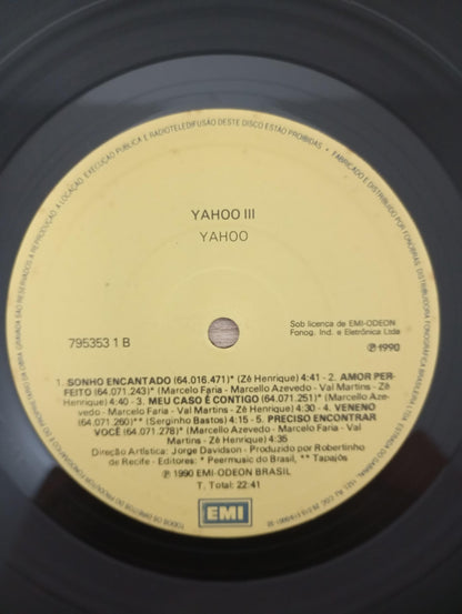 Lp Vinil Yahoo 3 Com Encarte