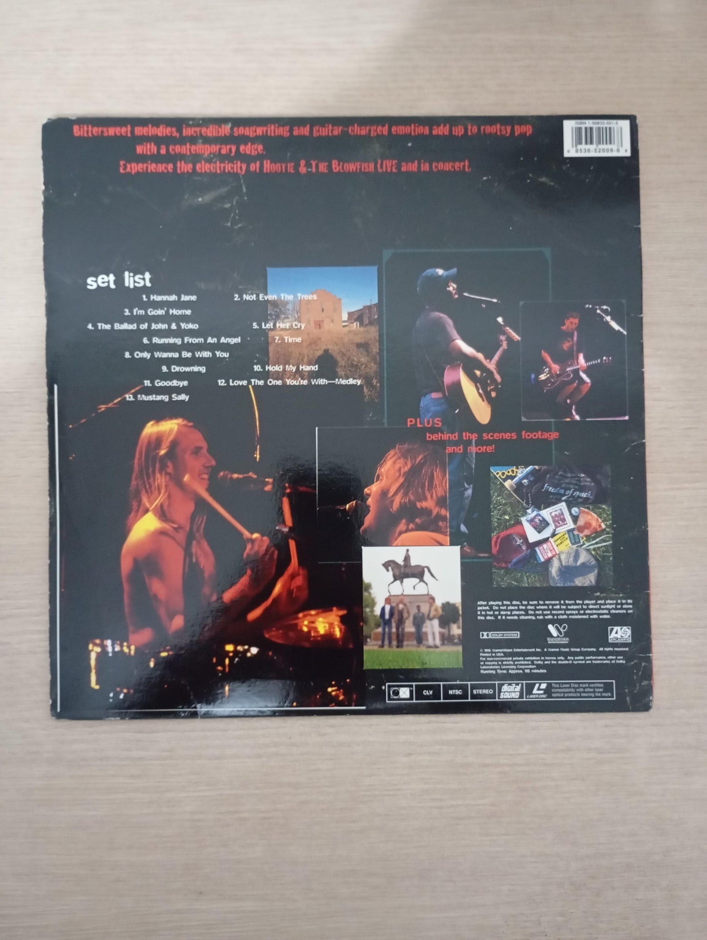LD LaserDisc Hootie & The Blowfish Summer Camp With Imp USA