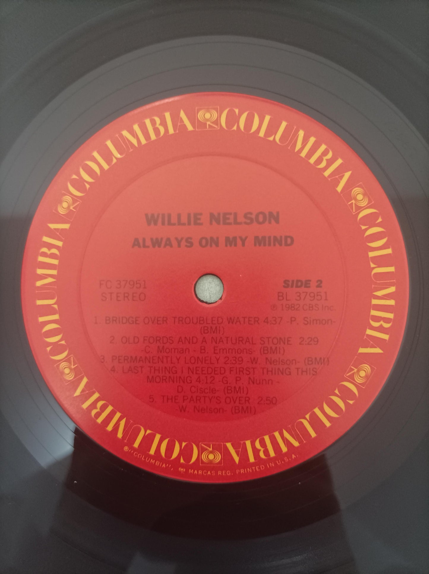 Lp Vinil Willie Nelson Always On My Mind C Encarte Importado