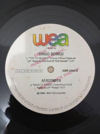 Lp Vinil Promo WEA Phil Collins / Oingo Boingo / Aerosmith