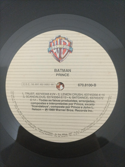 Disco Vinil Batman Prince Com Encarte A