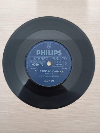Compacto Vinil Lady Zu A Noite Vai Chegar Eu Prefiro Dançar