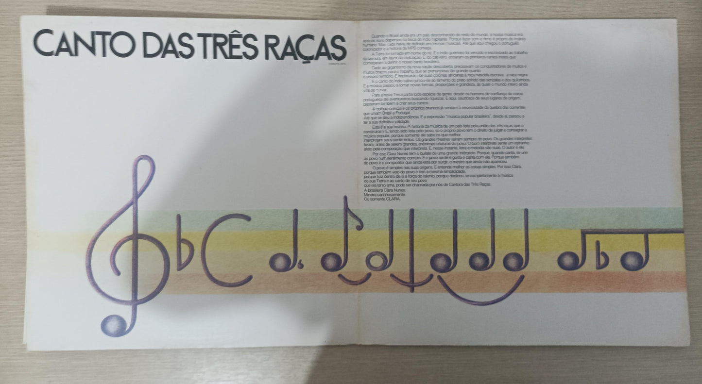 Lp Vinil Clara Nunes 1971 Capa Dupla Com Encarte