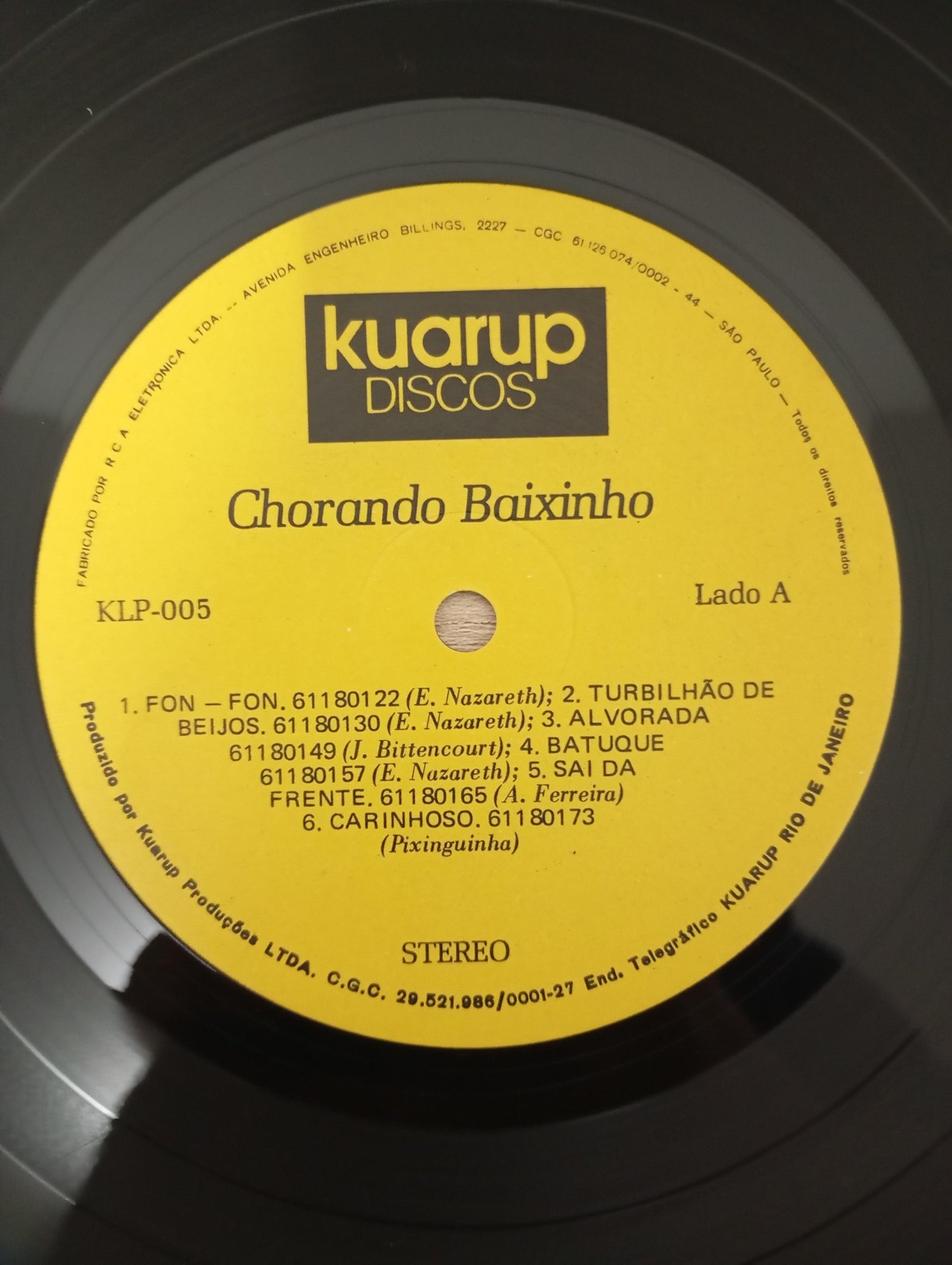 Lp Vinil Arthur Moreira Lima Abel Ferreira Chorando Baixinho