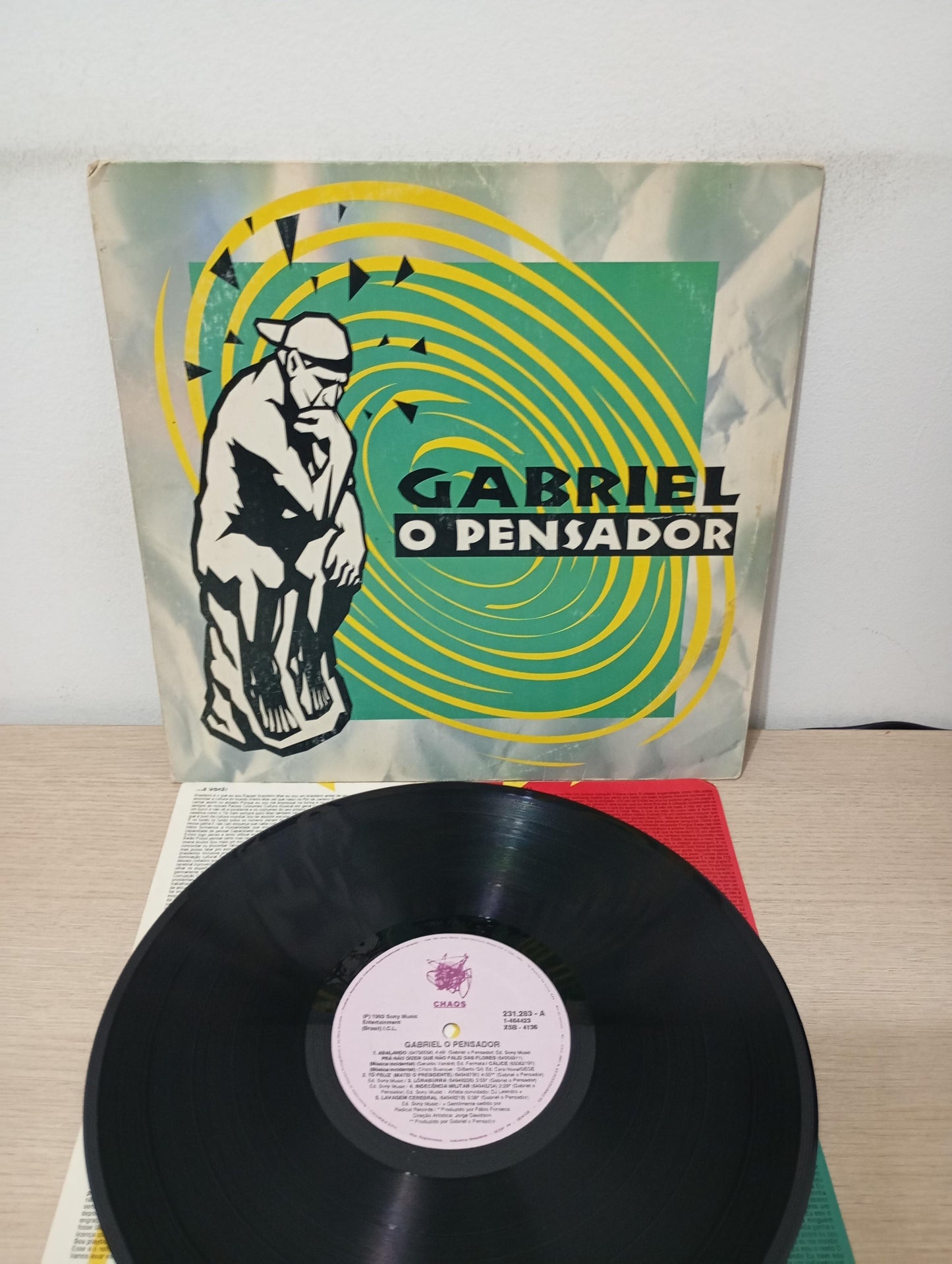 Disco Vinil 1993 Gabriel O Pensador Com Encarte A