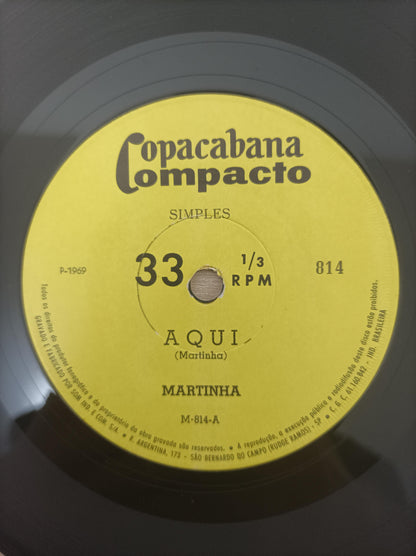 Vinil Compacto Martinha Aqui / Meu namorado