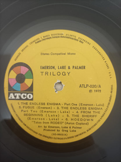 Lp Vinil Emerson, Lake & Palmer Trilogy