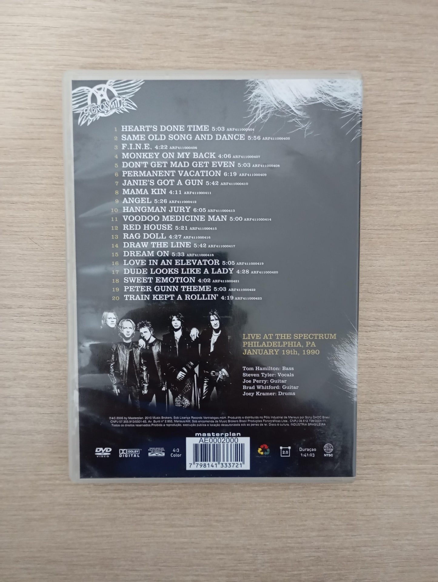 DVD Aerosmith Permanent Vacation-Live In Philadelphia