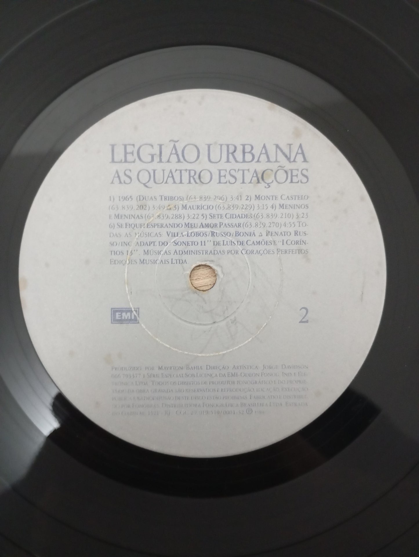 Lp Vinil Legião Urbana As Quatro Estações Com Encarte