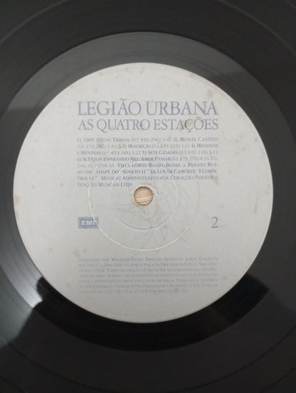 Lp Vinil Legião Urbana As Quatro Estações Com Encarte