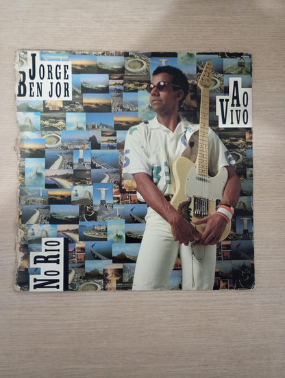 Lp Vinil Jorge Ben Ao Vivo No Rio Com Encarte