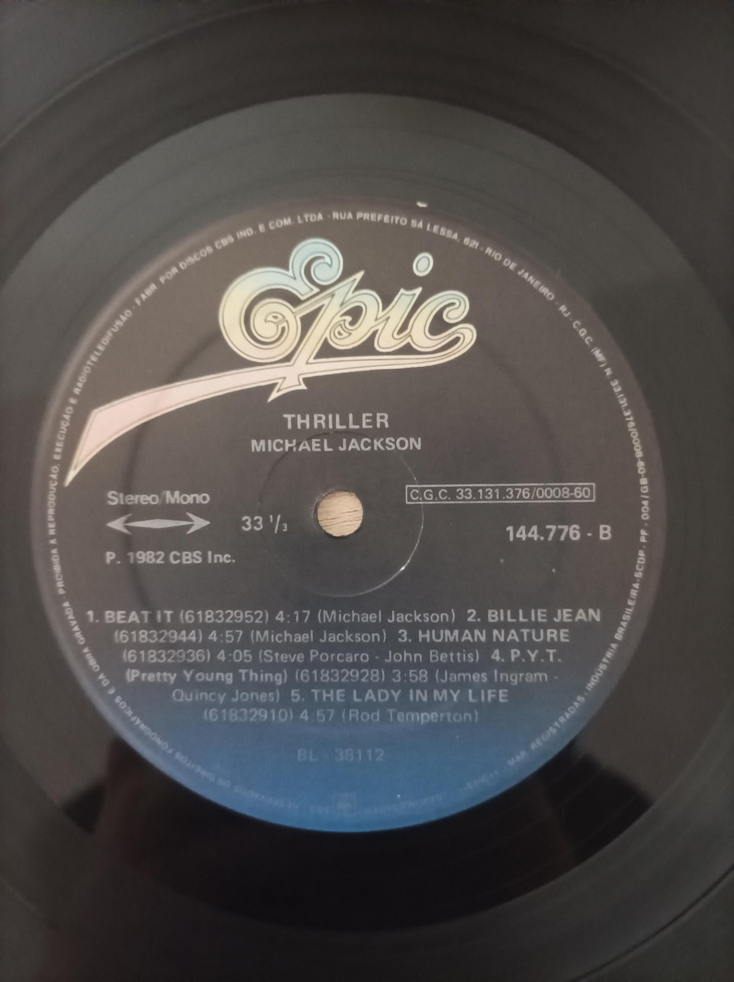 Disco Vinil Thriller Michael Jackson A