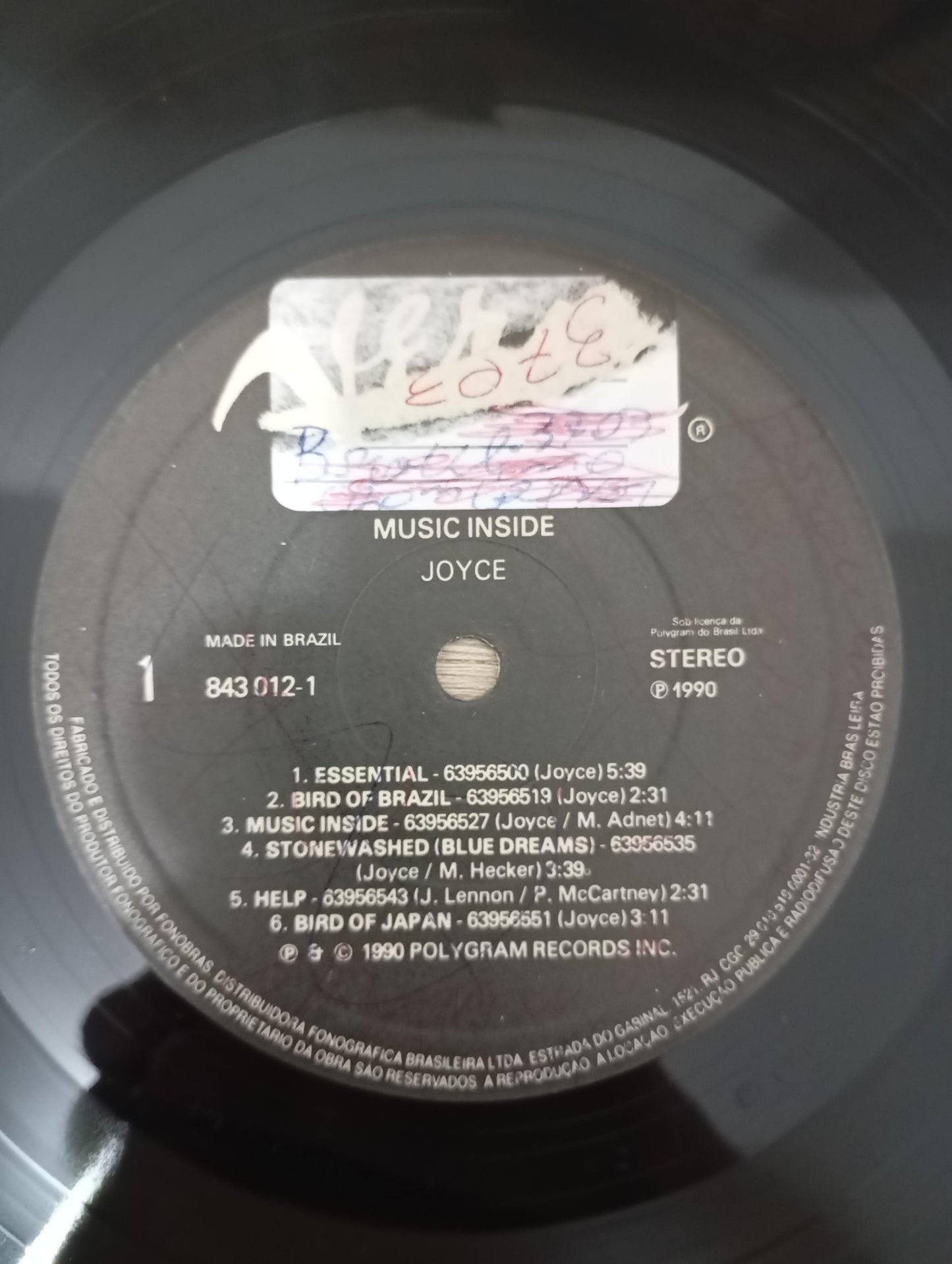 Lp Vinil Joyce Music Inside