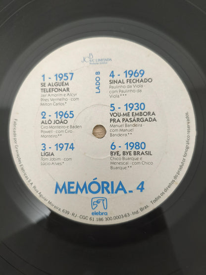Lp Vinil Memória Vol. 4 Capa Dupla