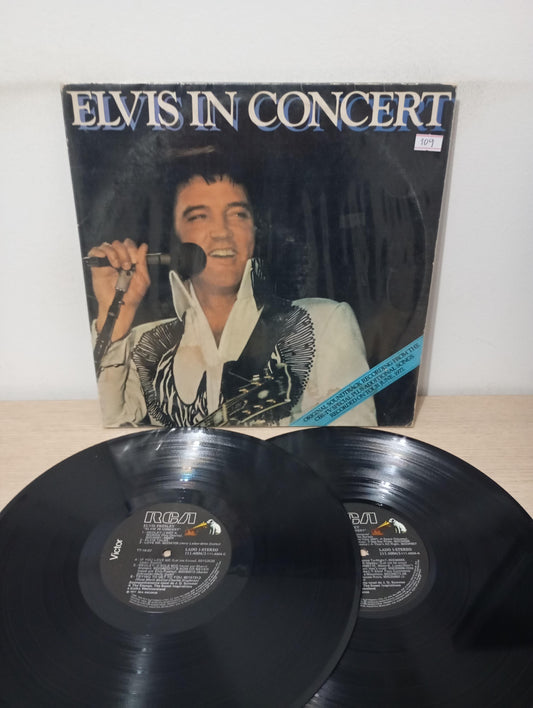 Lp Vinil Elvis Presley Elvis In Concert Duplo
