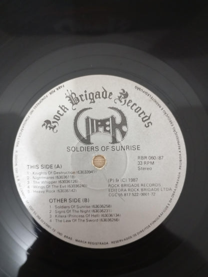 Lp Vinil Viper Soldiers Of Sunrise